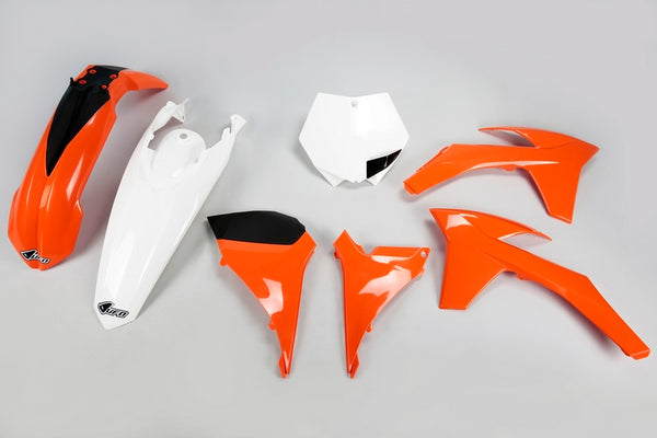 UFO Plastic Kit OEM Farbe Orange/Blanc KTM KTKit510@999