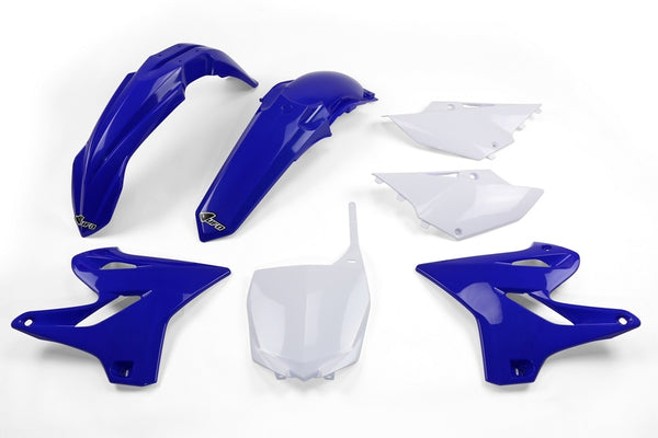 UFO Kunststoff-Kit OEM Farbe Blau/Weiß Yamaha YZ125/250 YAKIT319@999 