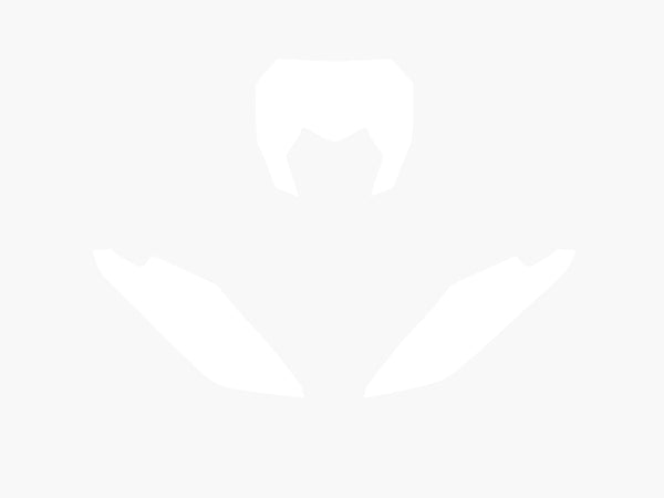 Blackbird Plattenaufkleber weiß Fantic xx 3f00/000005