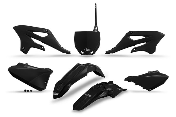 UFO Plastic Kit - Black Yamaha YZ85 Yakit325@001