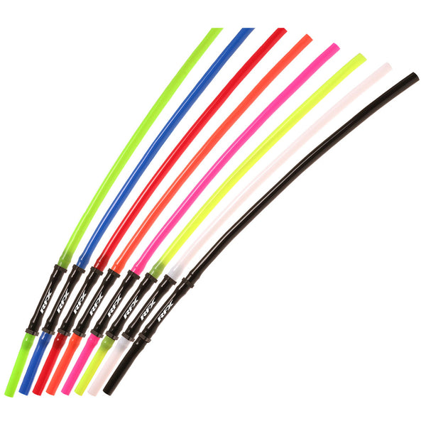 RFX Race Vent Tube - Long Pipe Inc 1 Way Valve (Black) 5 pcs FXVT2000055BK 