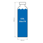 Oxford Aqua Isolierte Flasche - 1L OX836