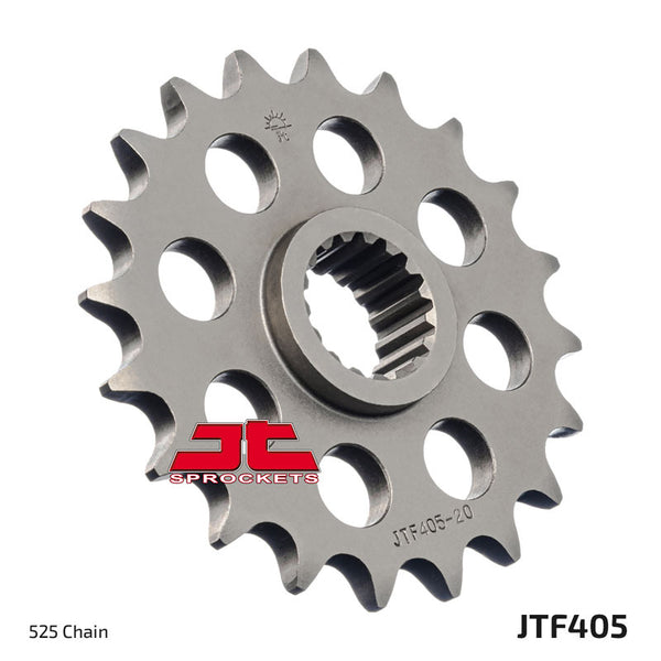 JT -Sprock -Stahlgeräusch - freier Vorderrad 405 - 525 JTF405.20RB
