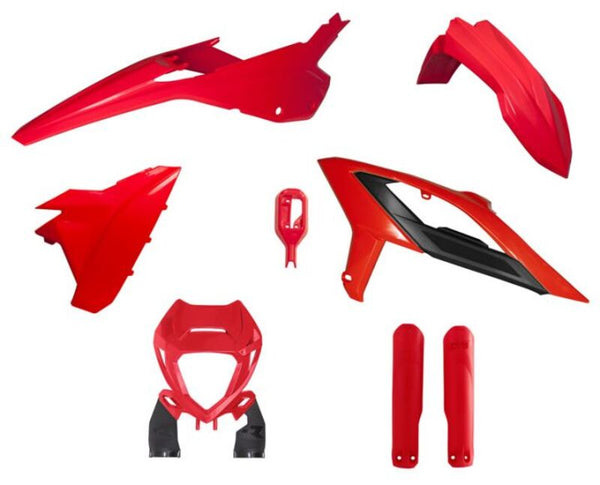 Racetech Plastic Kit 6 parts-Red to Beta R-Kitbet-RS0-623