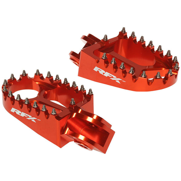 RFX Pro Foottrests - Orange FXFR5050099OR