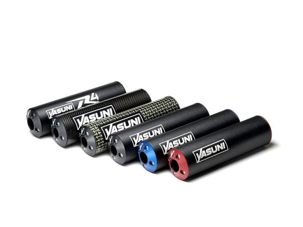 Yasuni Full Exhaust System Carbon Kevlar / Alu Black Tub1001-4ck