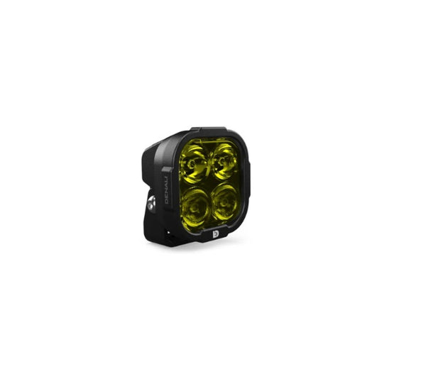 Denali dl4 hybrid driving light (yellow lens) dnl.dl4.050.y