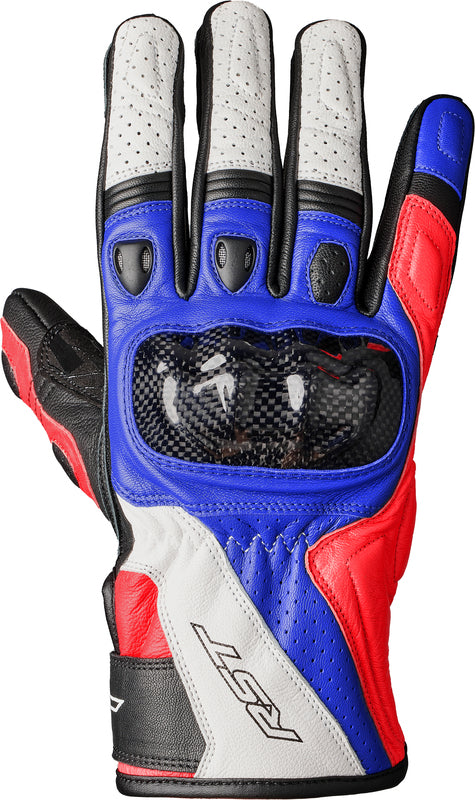 RST Stunt 3 CE -Handschuhe - Rot/Weiß/Blau 102123BLU2-11