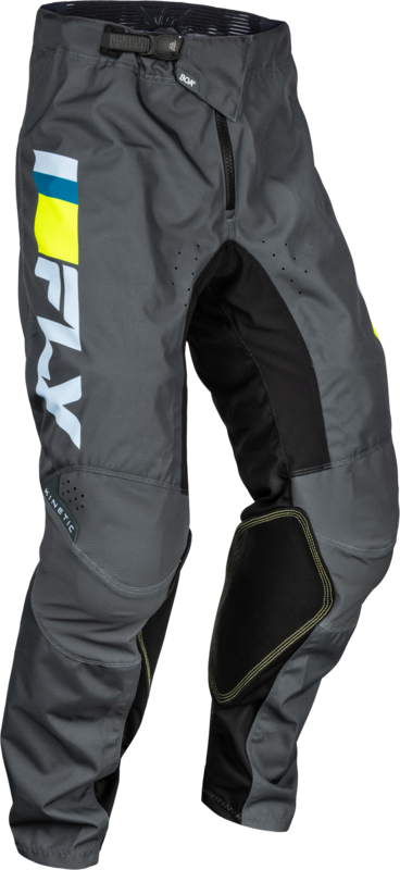 Fly Racing Kinetic Prix Pants-Ice Grau/Holzkohle/Hi-Vis 377-43128