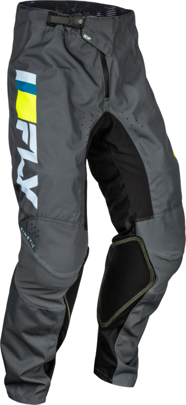 Fly Racing Kinetic Prix Pants-Ice Grau/Holzkohle/Hi-vis 377-43130