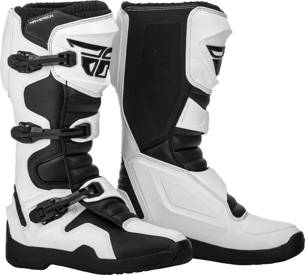 Fly Racing Maverik-Stiefel weiß/schwarz SZ 08 364-67508