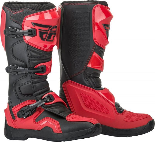 Fly Racing Maverik-Stiefel rot/schwarz SZ 12 364-67312