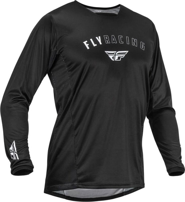 Fly Racing Patrol Trikot - Schwarz/Weiß 376-650m