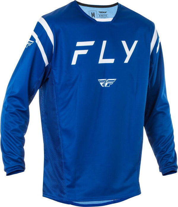 Fly Racing Kinetic Center Jersey - Marine/Weiß 378-521s