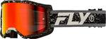 FLY Racing Zone Crossglasögon Svart/Grå – Röd Spegel/Rökfärgat Glas