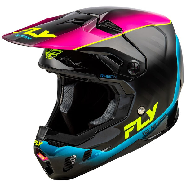 Escape racing formula cc l.e. Underglow Helmet - Gray/Pink/Blue 73-4350X