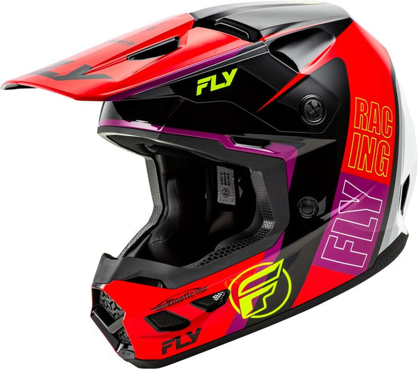 Fly Racing Kinetic Rally Helmet - Red/Black/White 73-8664L