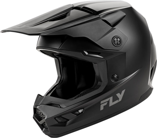 Fly Racing Kinetic Solid Youth Helmet - Matte Black 73-8673ym