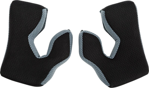 Fly Racing Formula Cheek Pads (2xL-35mm)-Black/Cool Gray 73-47212x