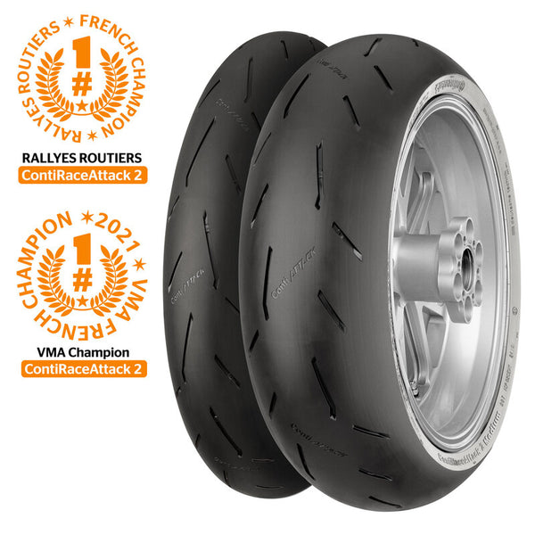 Continental Tire Contirace Attack 2 Street 200/55 Zr 17 m/c (78 W) TL