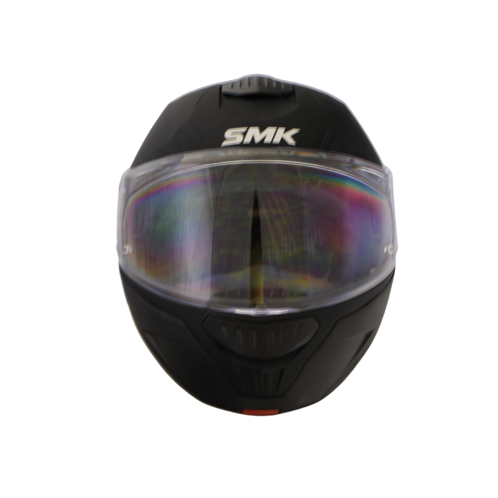 SMK Öffnen MC Helm Gullwing Schwarz