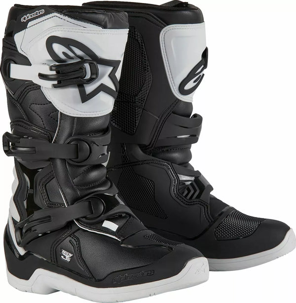Alpinestars (MX) Boot Tech3s YTH WHHT/BLK 3 2014024-21-3