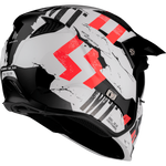 MT Helme öffnen MC Helm Streetfighter Twin Pearl White