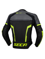 Seca Leder MC-Jacket Hooligan Titanium /Grippe