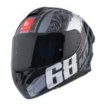 Mt Helmets Integral MC Helmet Targo Pro Welcome Gray