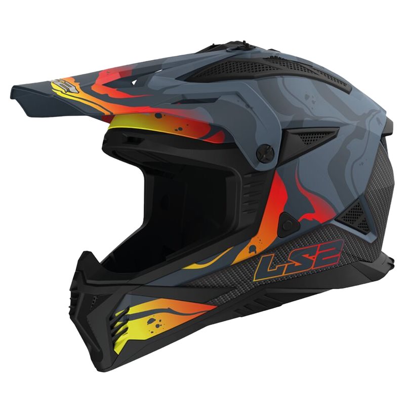 LS2 Cross MC Helm Fast II Waschlau waschen