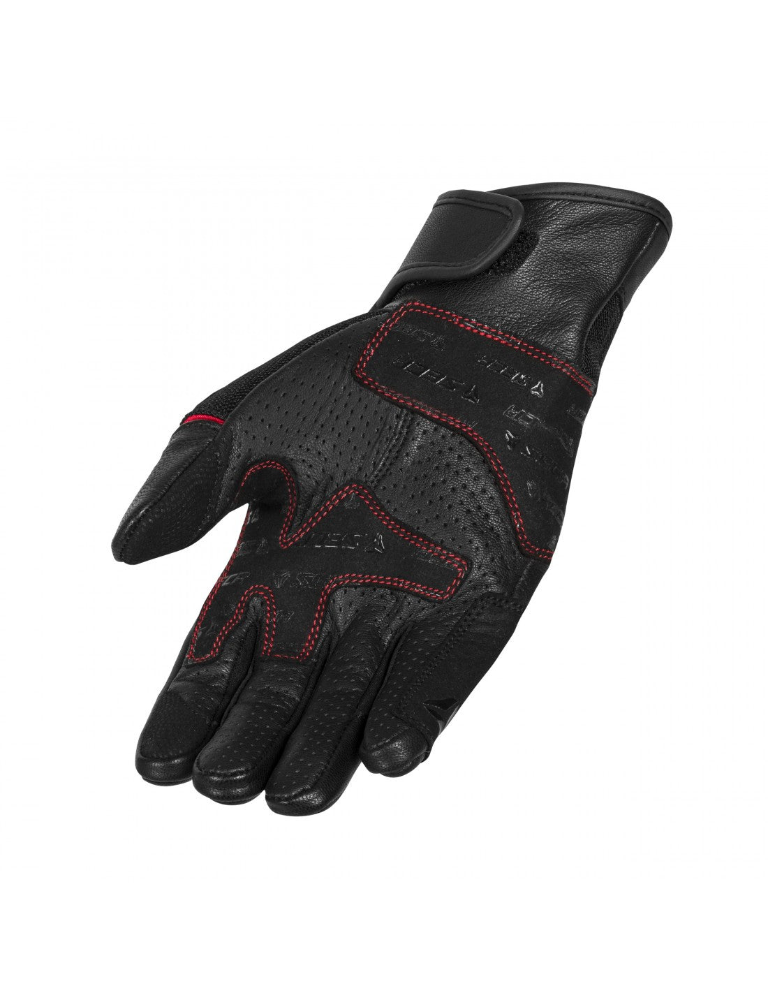 Seca MC Handschuhe Achse Mesh II Schwarz /Rot