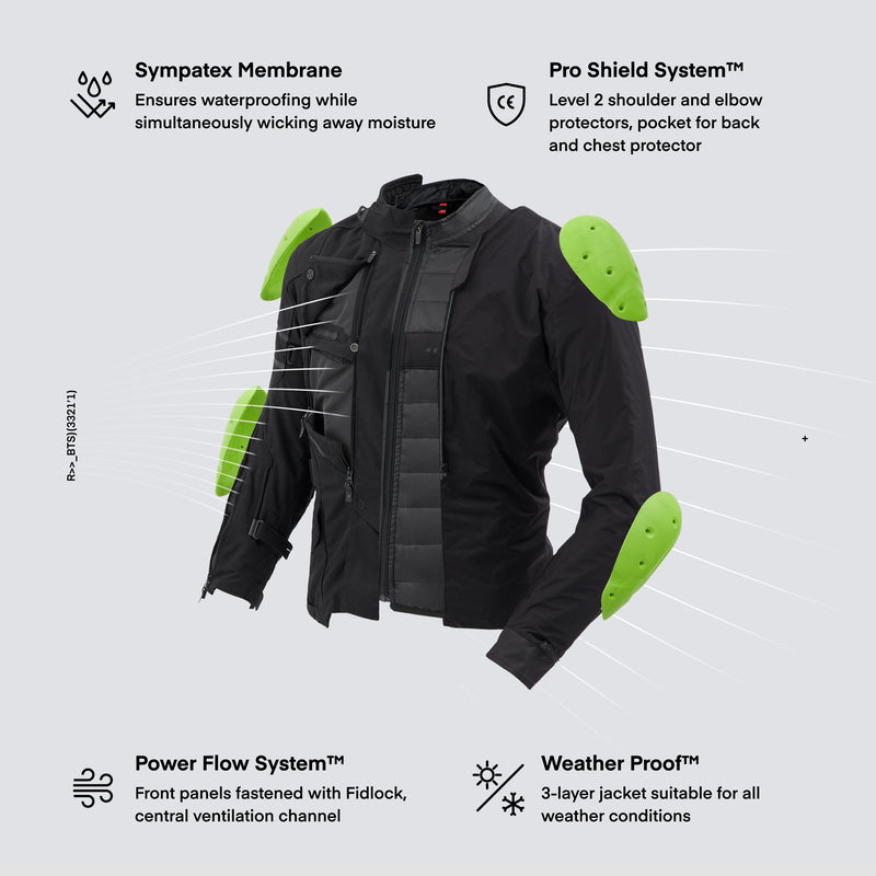 Rebelhorn Textile MC-Jacket Range Anthracite