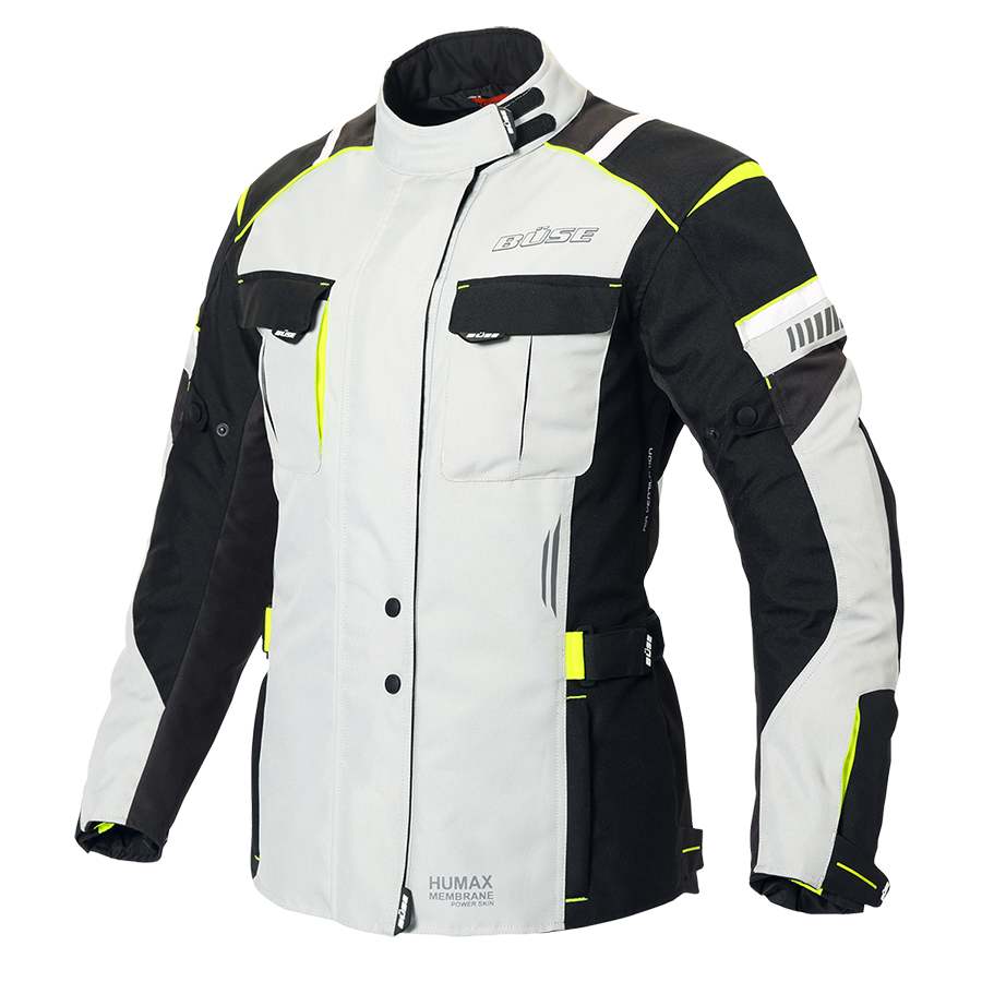 Büse Dam Textile MC Jacke Breno Pro Grey