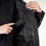 Ozone Lady Mc-Leather Jacke Ramones modern schwarz