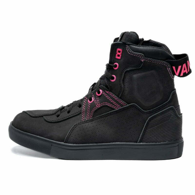 Rebelhorn Ladies Mc-Shoes Vandal Black /Pink