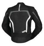 iXS Mc-Leather Jacket LD RS-600 1.0 Black /Gray /White 