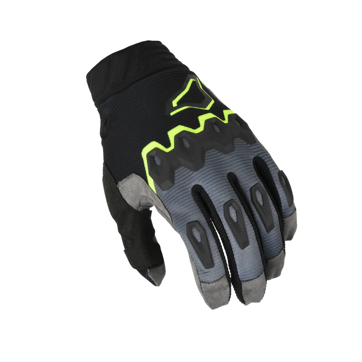 Macna Cross Gloves Chameleon Black /Flu