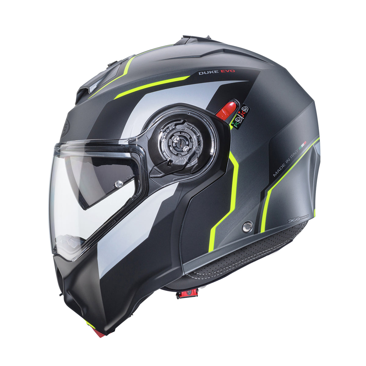 Caberg Öffnen MC Helm Duke Evo Bewegung Grau /Grippe