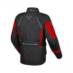 Macna Textil Mc-Jacke Rancher Schwarz /Rot 