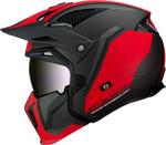 MT Helme öffnen MC Helm Streetfighter C5 Matt Red