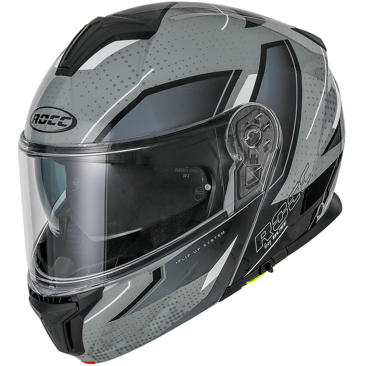 ROCC 810 Öffnen MC Helm Grey /Schwarz