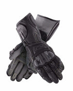 Rebelhorn Frauen MC Handschuhe Rebell Schwarz