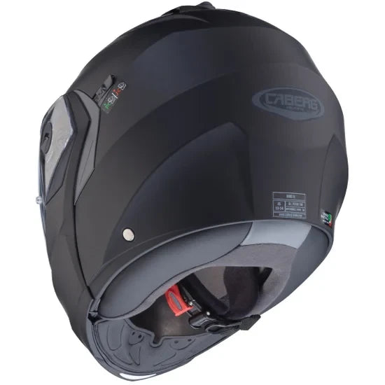 Caberg Öffnen MC Helm Duke II Matt Black