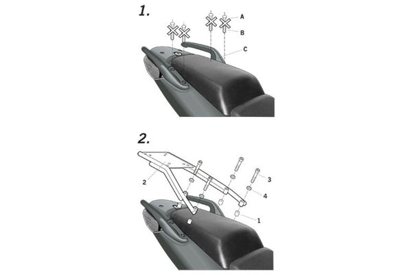 Shad 3p -Systemklasse (Seite) - Honda CBF 500 (H0CB64SF)