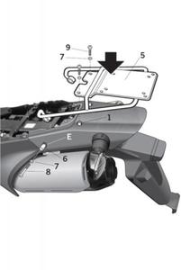 Shad Top -Box -Halterung - Honda FMX 650 Funmoto (H0FM65st)