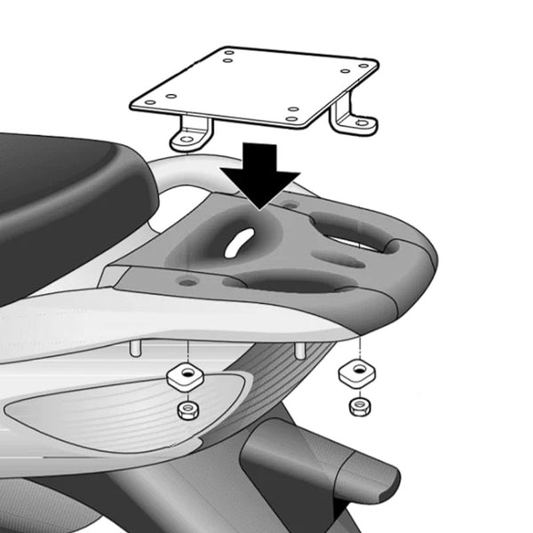 Shad Top -Box -Anpassung - Honda H0SH11st
