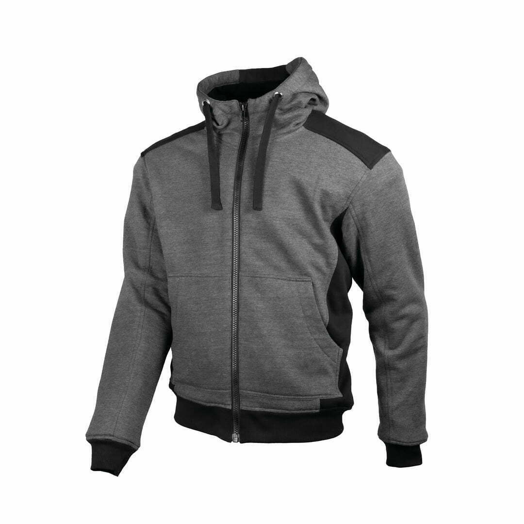 GMS Kevlar Mc-Hoodie Grizzly Antracit /Schwarz