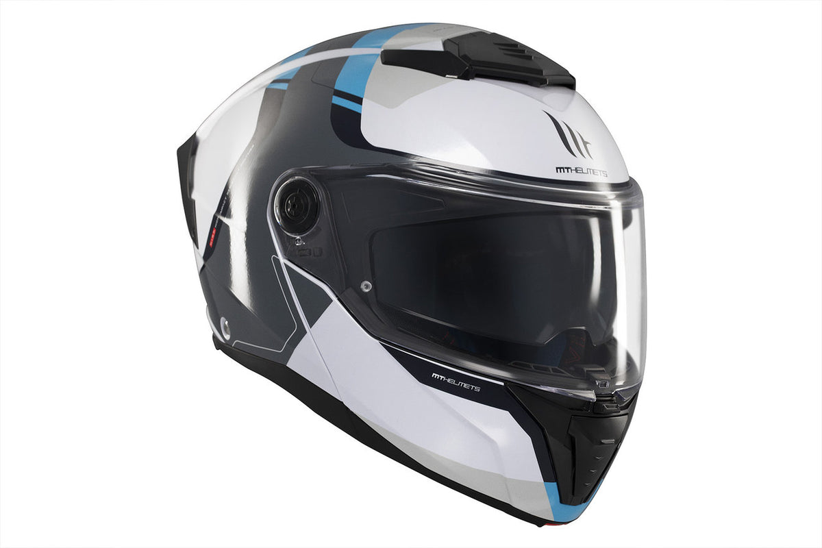 Mt Helmets Openable MC Helmet Atom 2 Sv Emalla C17