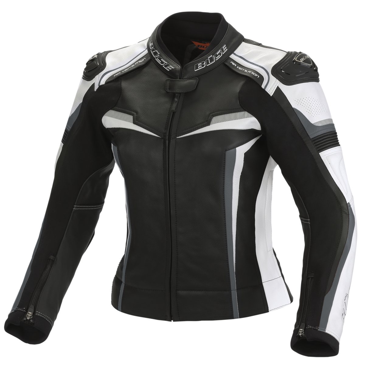 Buse Dam Mc-Skin Jacket Mille Black /White