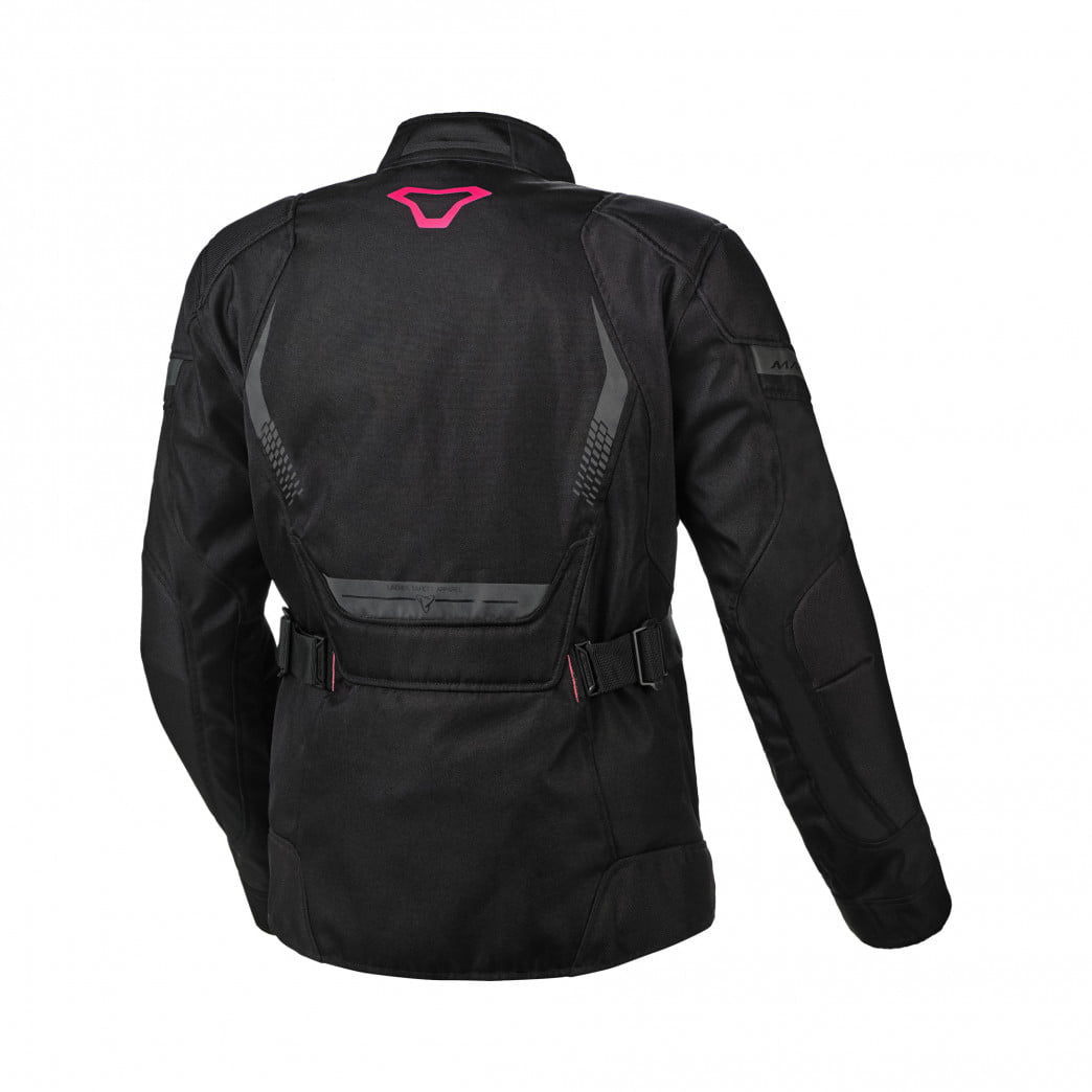 Macna lady textile mc jacket beryl e black